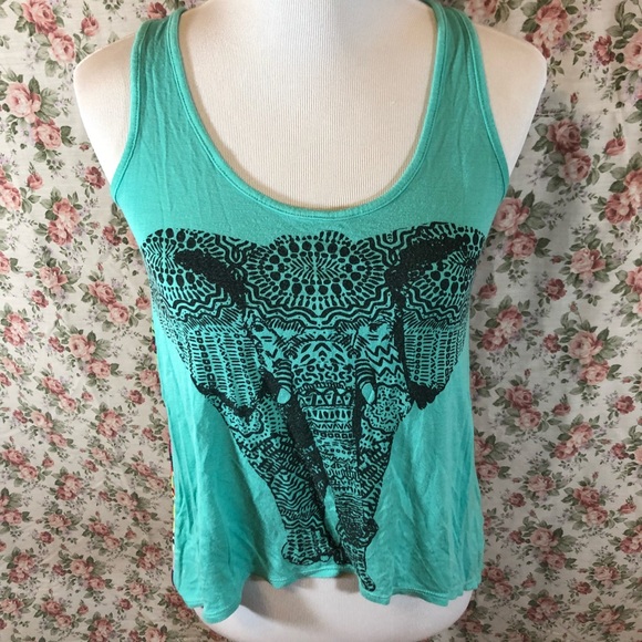 Sugar High Tops - Sugar High Elephant Racerback Tank